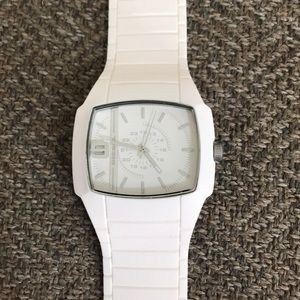Diesel Watch - white all rubber